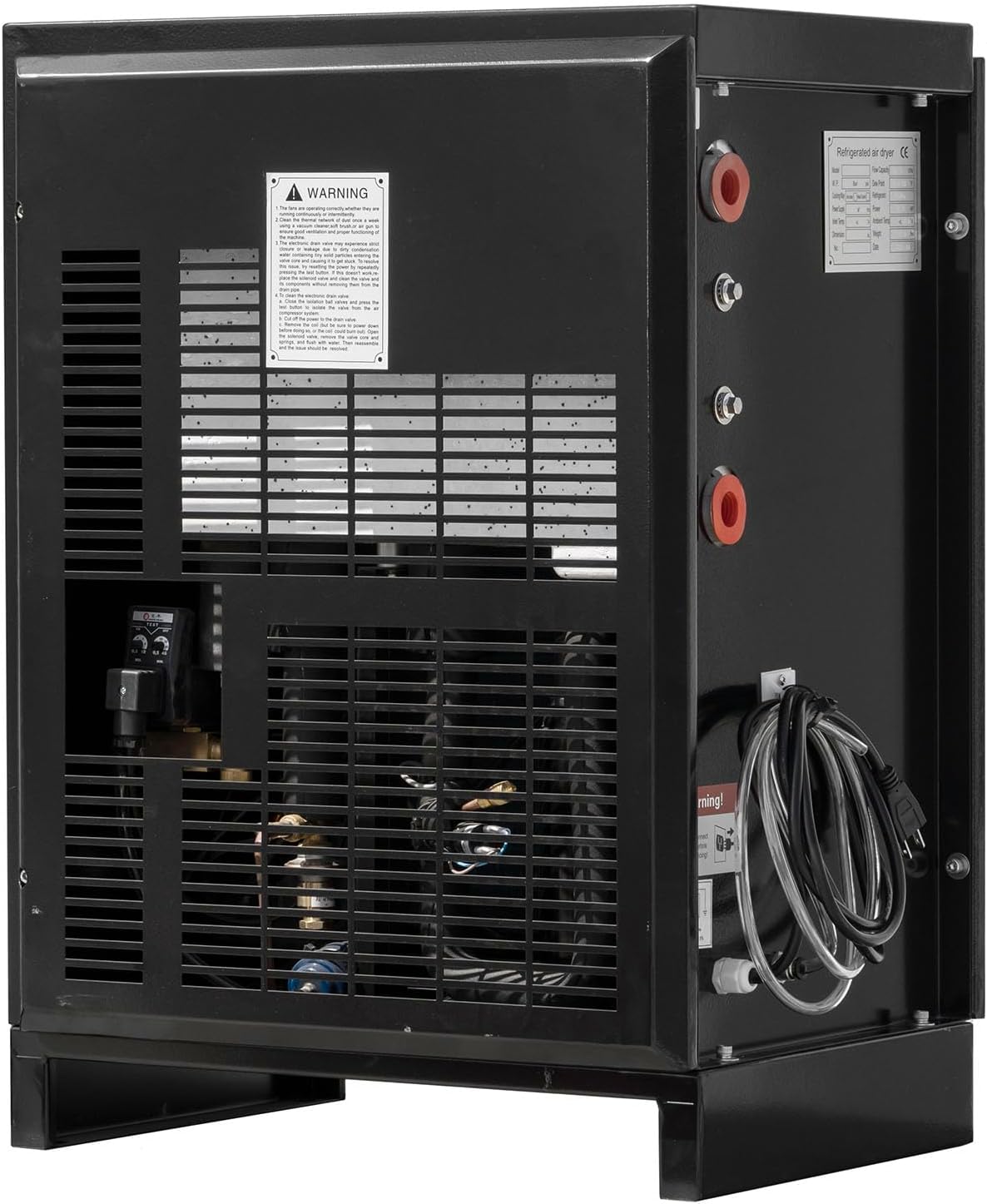 Compressor Source CSRD-125 125 CFM Refrigerated Air Dryer for 20-30 HP Air Compressors 110V with Automatic Electronic Timer Drain and Integrated Electronic Display
