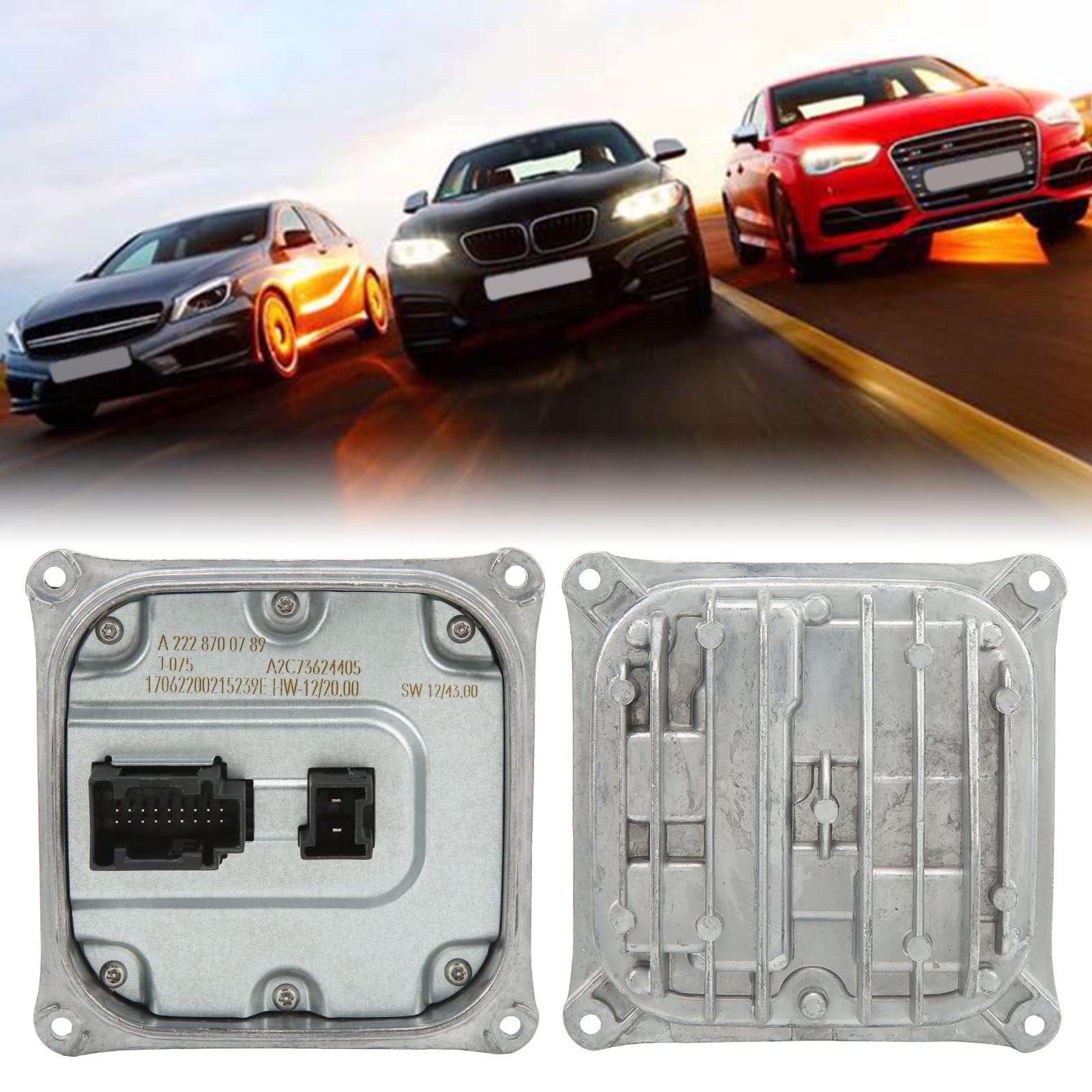 Faros LED balasto, A2228700789 unidad control faro LED módulo control faro de reemplazo para clase C E-Class S-Class