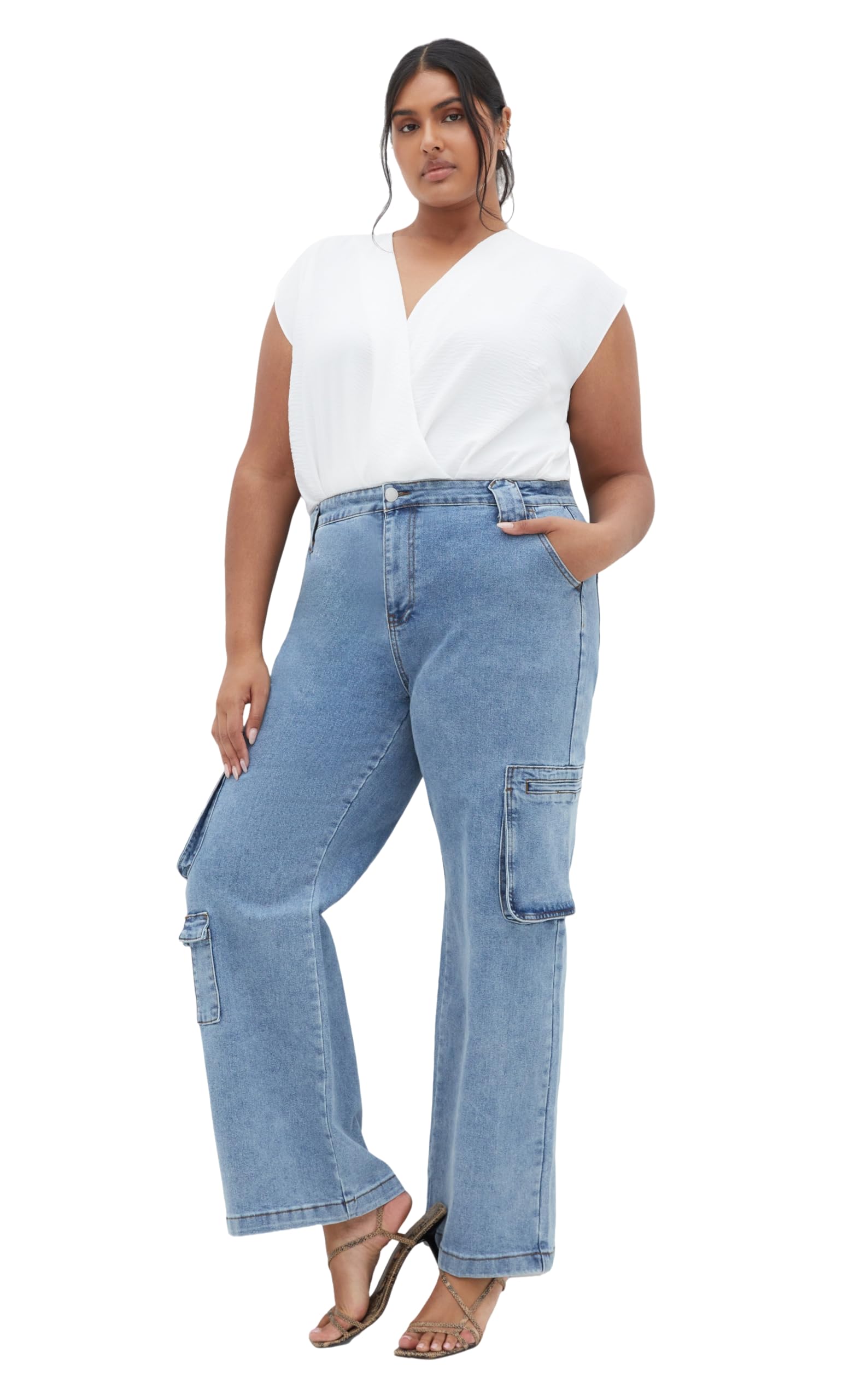 City Chic Women's Jean-Karlee Pocket