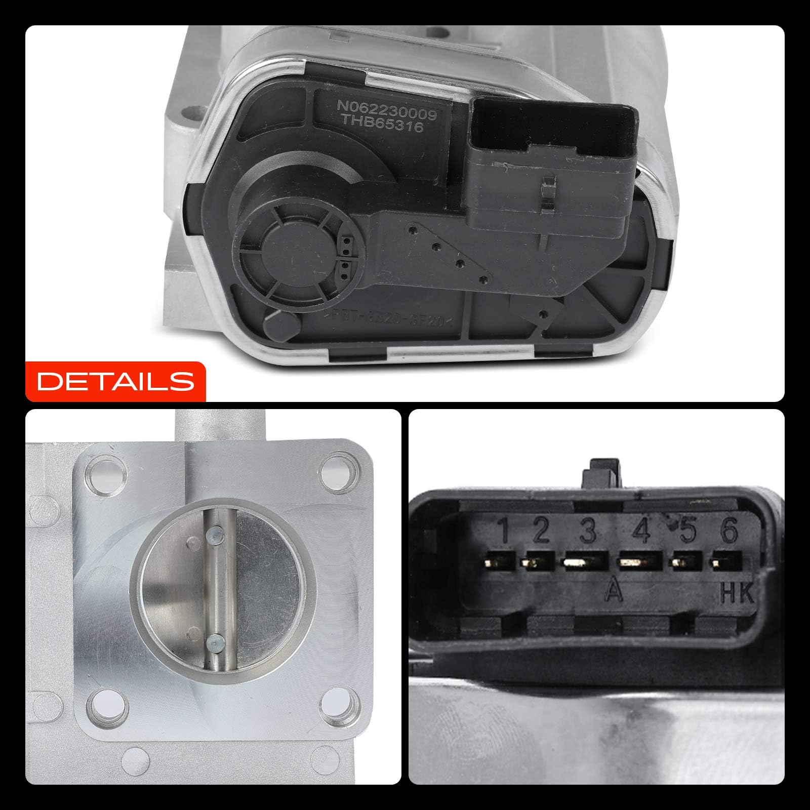Frankberg Valvola dell'acceleratore Corpo dell'acceleratore Compatibile con 169 1.2 Punto Furgone/Compatto 188 1.2 60 169 1.2 4x4 Punto 188 1.2 60 Replace# 71732618,77365316