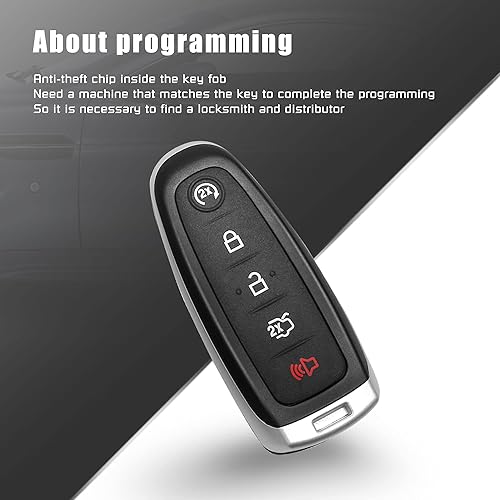 Miniatura 6 de Llavero remoto de repuesto para Ford 2011-2015 Edge Explorer 2013-2019 Flex Taurus Focus Lincoln MKT MKX MKS Navigator M3N5WY8609 Control de