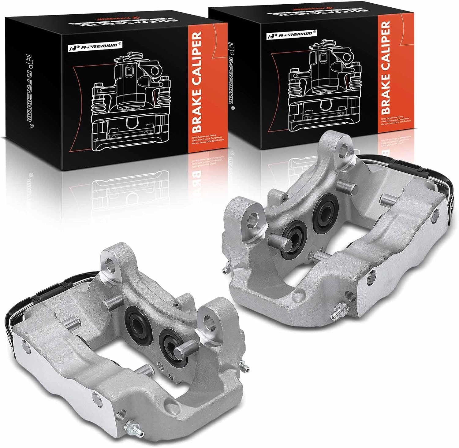 A-Premium Rear Disc Brake Caliper without Bracket | Compatible with Audi Q7 2007-2015 & Porsche Cayenne 2003-2010 & Volkswagen Touareg 2004-2007/2008/2010