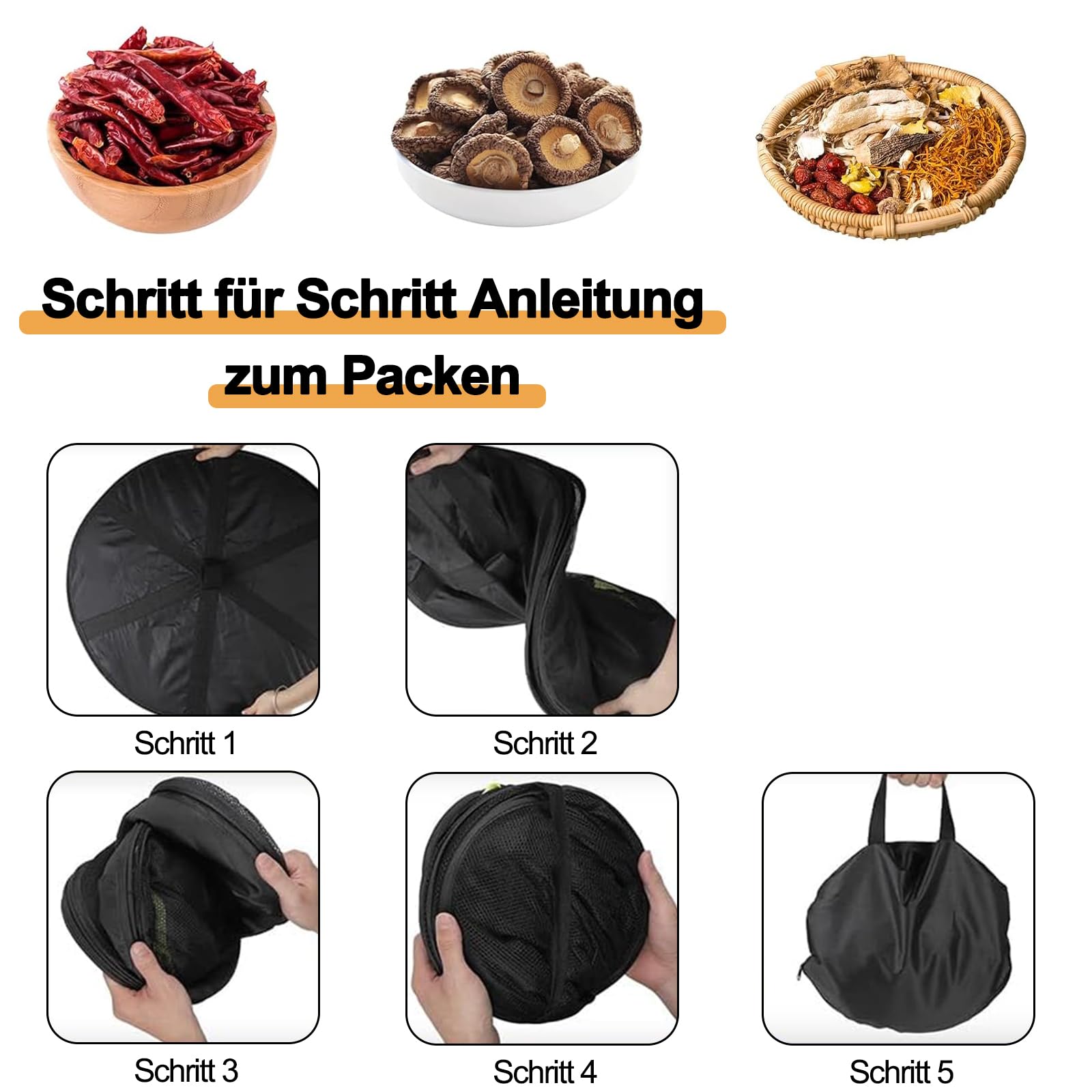 Rete Essiccazione,Essiccatore per Erbe Aromatiche a 6 Strati Sospeso, con Ganci e Cerniere, Rete per Essiccazione a Maglie per Piante, Erbe Aromatiche,Sspezie, Verdure, Carne