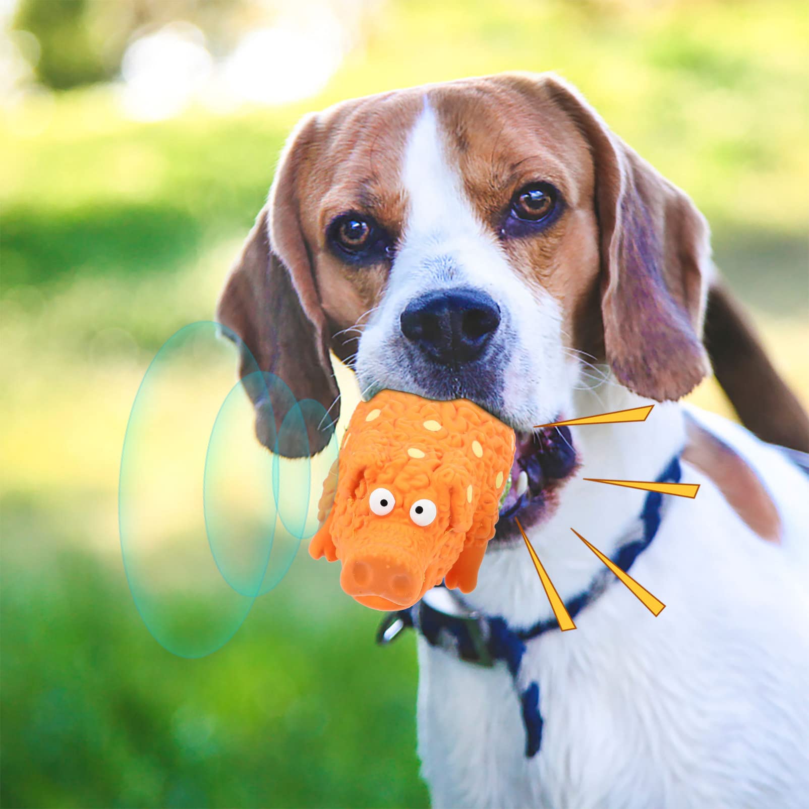 minkissy 4 Piezas de Juguete para Mascotas, Juguete de Peluche para Perro, Juguetes para Cachorros, Juguetes molares para Perros, Juguetes molares de Peluche, Juguetes para Cachorros, Juguetes de