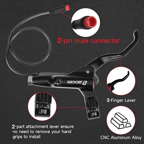Miniatura 4 de Zoom H876E Hydraulic Brake for BikeBike Hydraulic Brake Cut Off Power Off Hydraulic Brake for Bike2-pin Cut Off Brake for Bike Scooter and Motorcycle