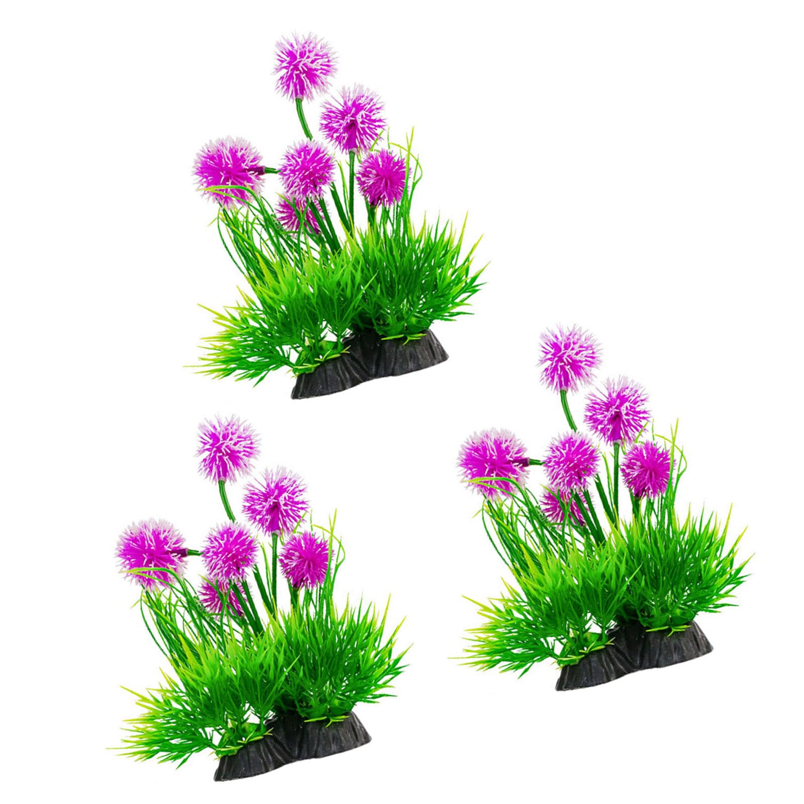 Shntig D 3Pcs Simulation Artificial Aquarium Ornaments Underwater Grass Aquariums Accessories Fish Tanks Ecoration Aquariums Accessories