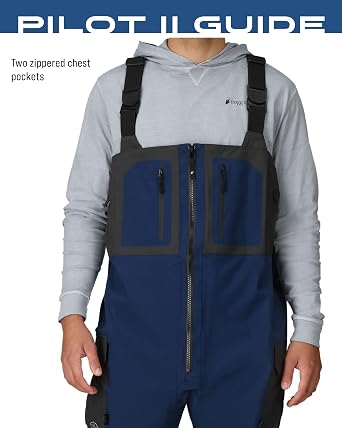 FROGG TOGGS Men's Pilot II Guide Waterproof Breathable Rain Bib