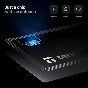 TANGEM Crypto Wallet Pack of 2 Trusted Cold Storage Hardware Wallet for Bitcoin, Ethereum, NFTs & Altcoins 100% Offline Crypto Cold Wallet