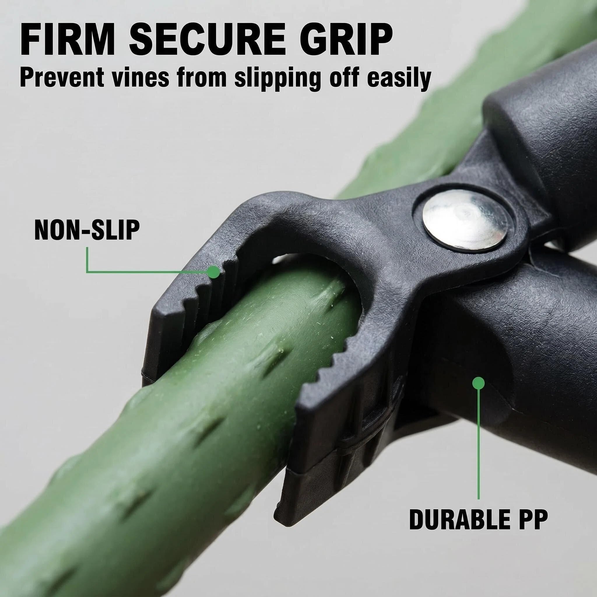 12 clips ajustables de enrejado de jardín A-pe conectores de plástico para plantas trepadoras soportes de soporte de invernadero, conectores de estante de plantas DIY (20 mm)