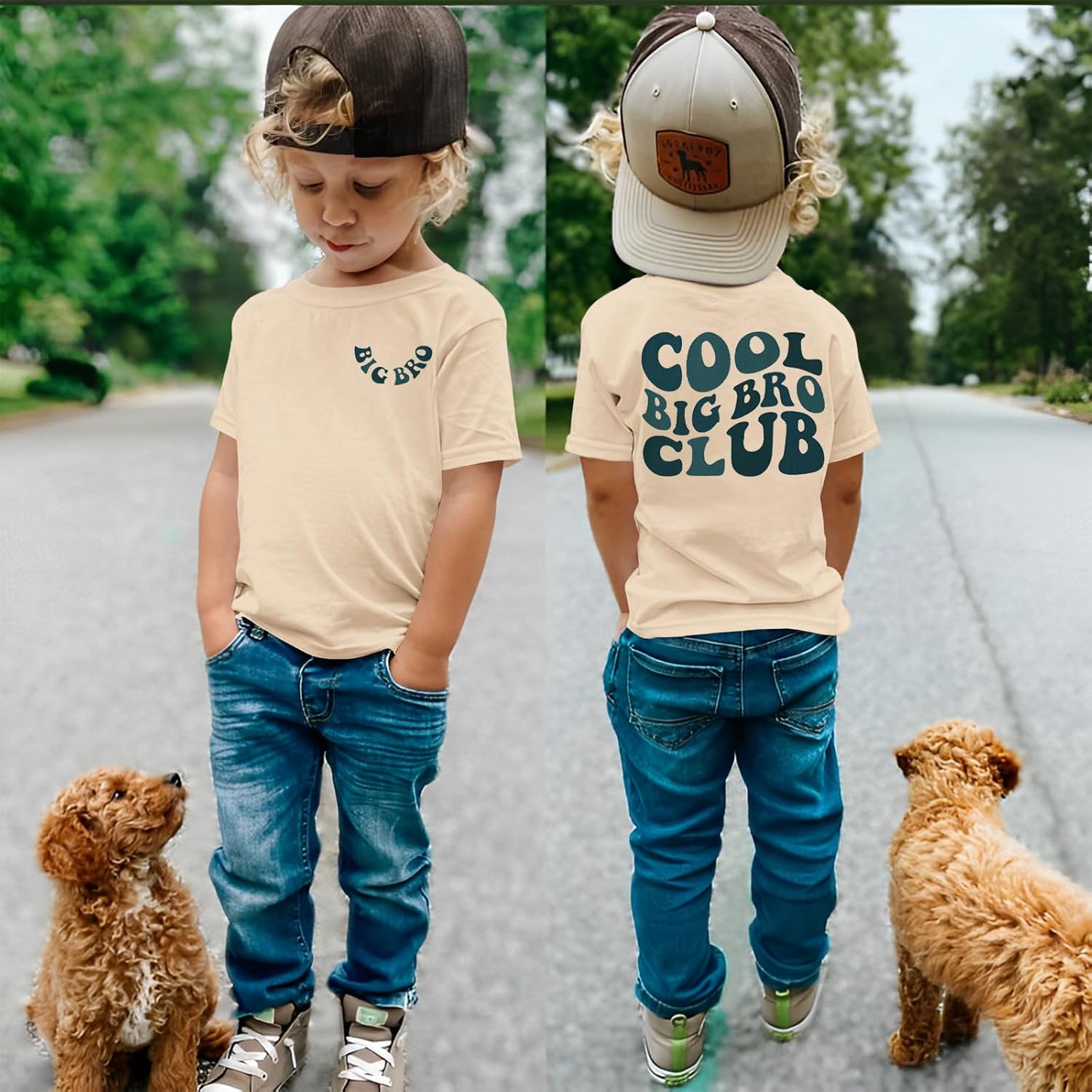 BOUTIKOME Big Brother Shirts Toddler Baby Boy Cool Big Bro Club T-Shirt Summer Tees Announcement Outfit Short Sleeve Tops - Image 4