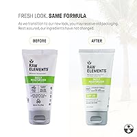 Vista 2 de Raw Elements Daily Lifestyle - Tubo hidratante de bioresina - SPF 30, protección UVA-UVB, no nano zinc, apto para arrecifes, resistente al agua, 1.8