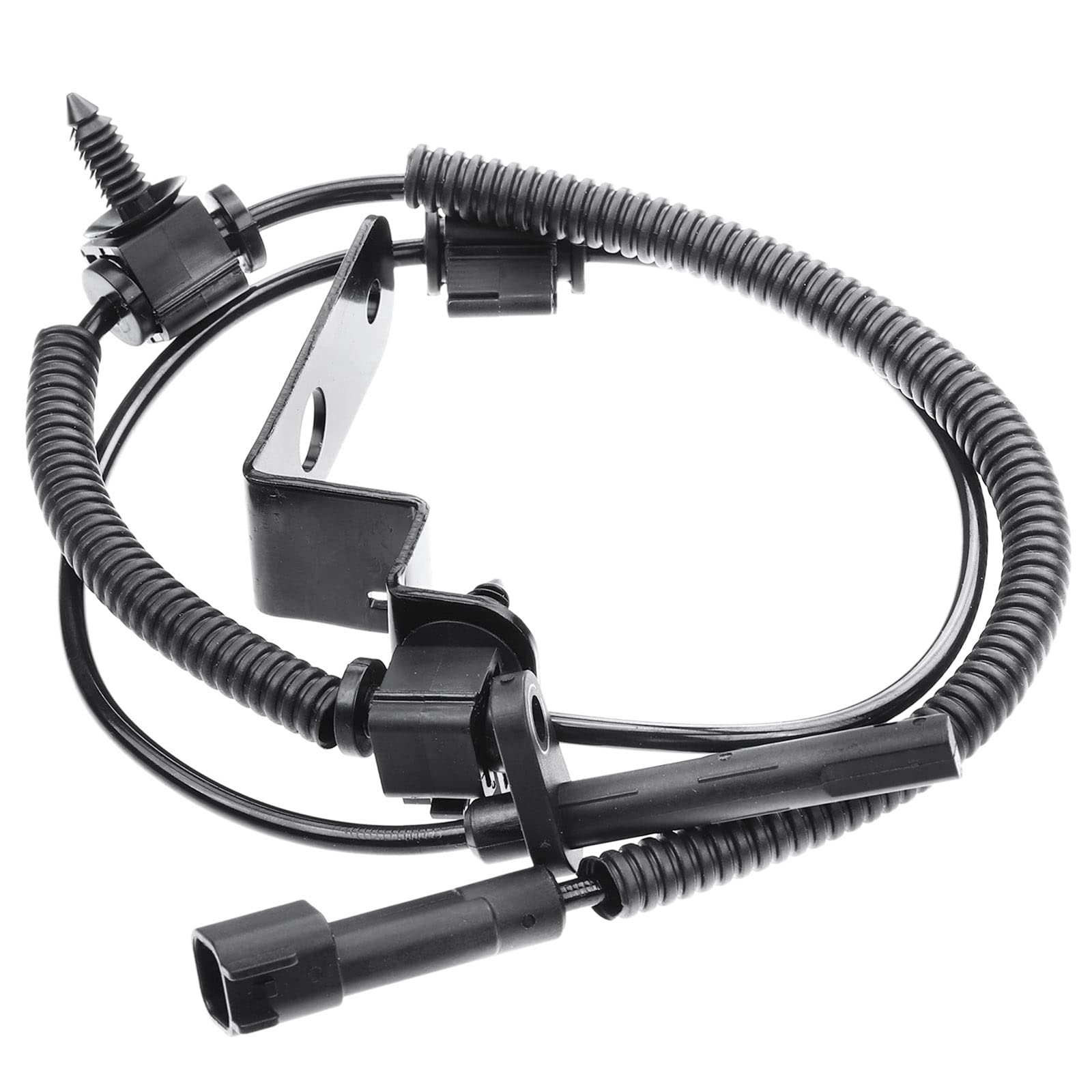 A-Premium ABS Wheel Speed Sensor Compatible with Cadillac Models - CTS 2010 2011 2012 2013 2014, AWD - Front Driver or Passenger Side, Replace# 15855539, 25996839