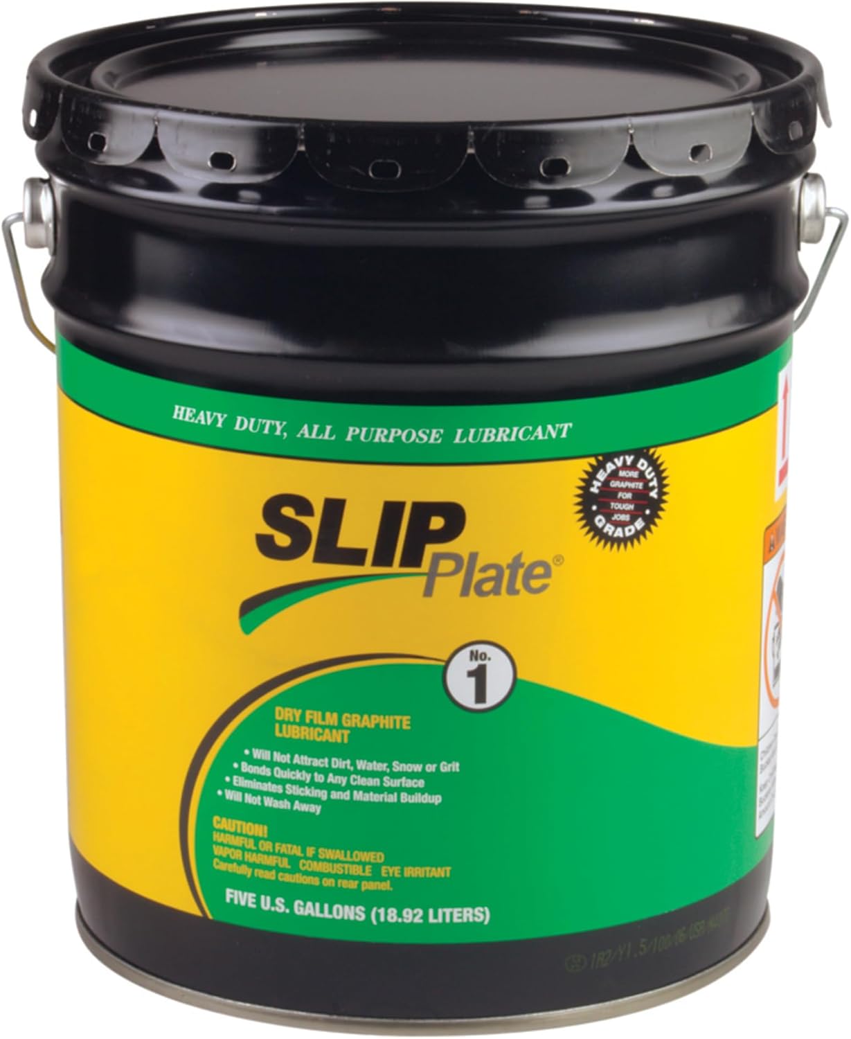 Precision Brand 45535 Superior Graphite 33008 – SLIP Plate #1, 5 Gallon Pail