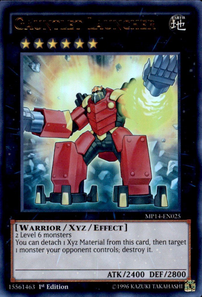 YU-GI-OH! - Gauntlet Launcher (MP14-EN025) - Mega Pack 2014-1st Edition - Ultra Rare