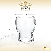 Vista 2 de HISTORY COMPANY Catadores apilables – Vasos profesionales de nariz y sorbo para cócteles en miniatura y cerveza artesanal, juego de 4 piezas