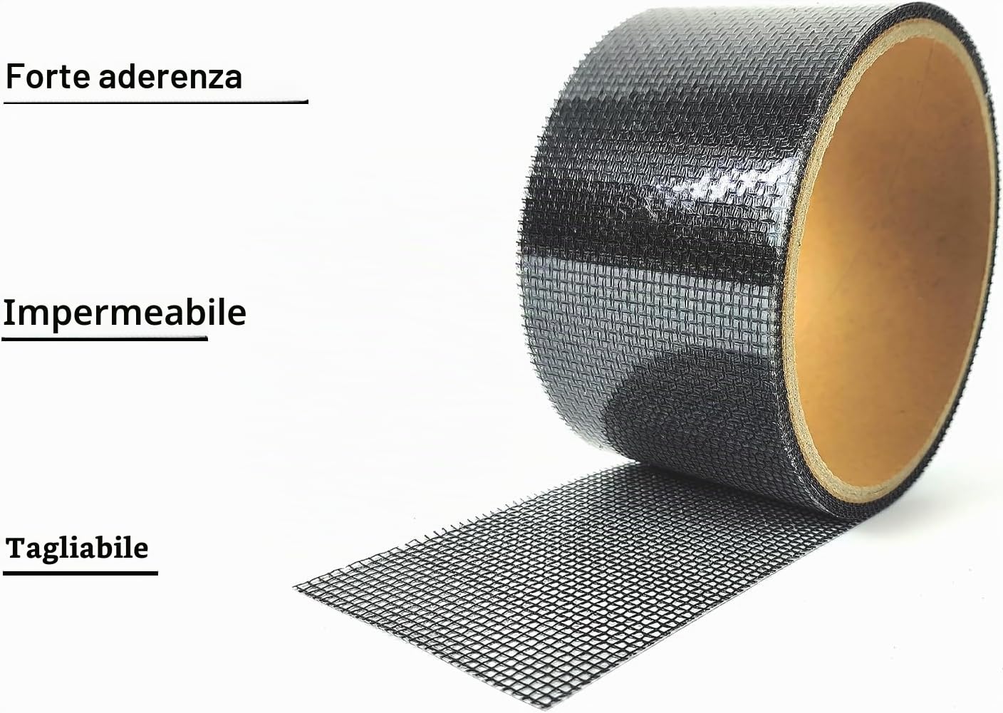 Nastro Ripara Zanzariere, 5cm x 5m Nastro per Riparare Zanzariere, Nastro Adesivo Ripara Zanzariere in Fibra di Vetro Toppe Adesive per Zanzariere Patch, Set di Riparazione per Zanzariera Ripara