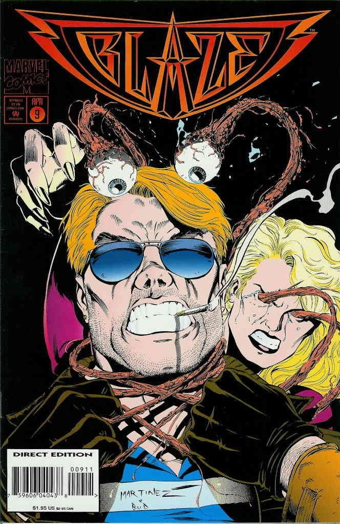 Blaze #9 FN ; Marvel comic book | Ghost Rider spin-off