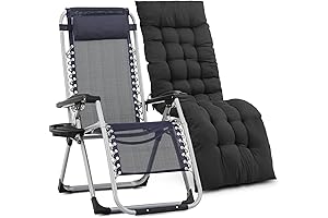MoNiBloom Stable Folding Outdoor Lounge Chair Recliner
