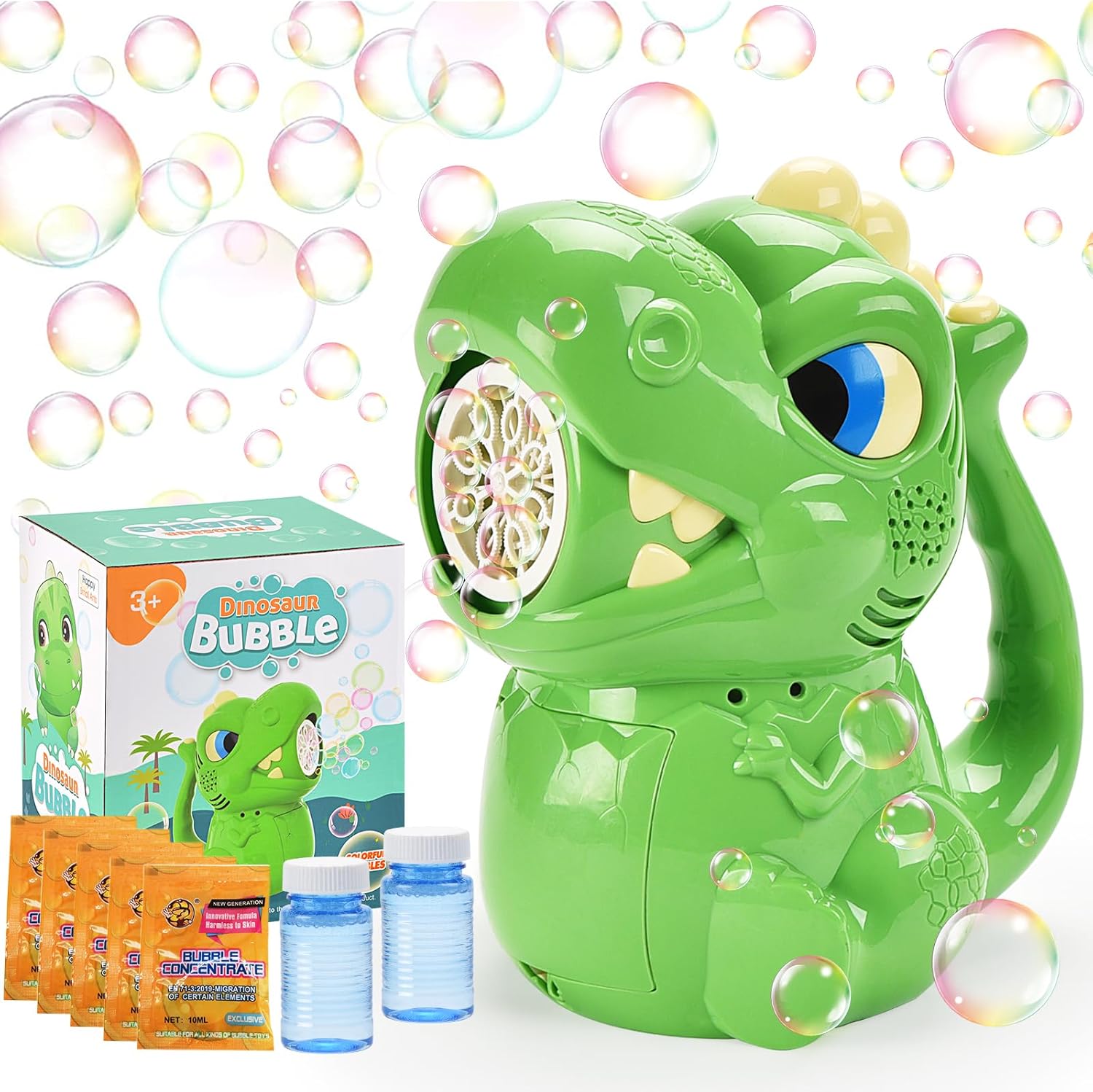 Bubble Machine, Automatic Dinosaur Bubble Machine Gun Kids