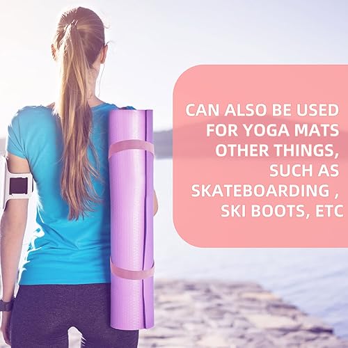 Miniatura 6 de Correa ajustable para botas de esquí y esterilla de yoga para esterilla de yoga, esquí, snowboard, patines sobre hielo y patines, ['59inch-negro',