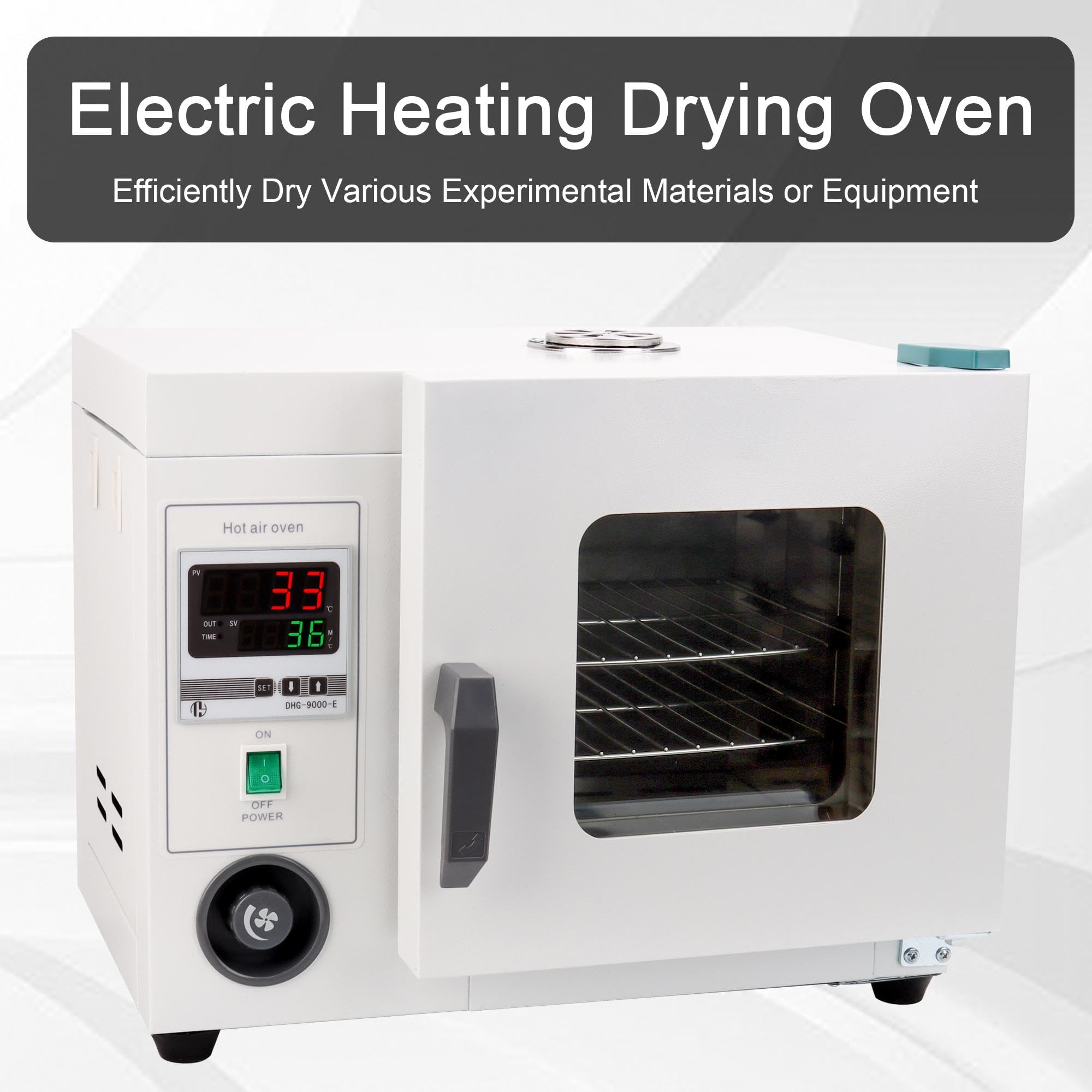 16L Labor Trockenschrank – Starker Umluft-Heizofen mit digitaler Temperaturregelung 50–300 °C, 800W – für 3D-Druck Filament Trocknung, Annealing, Materialerwärmung & Labortests