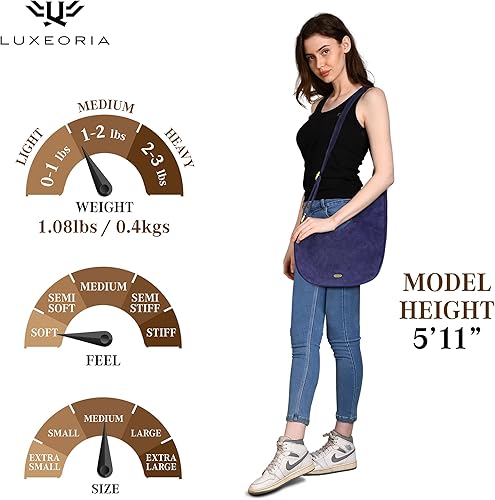 Miniatura 2 de Genuine Leather Tote Bags for Women, Laptop Handbags, Women's Shoulder Bag- Office, Travel, Shopping, Valentine Gifts for Her