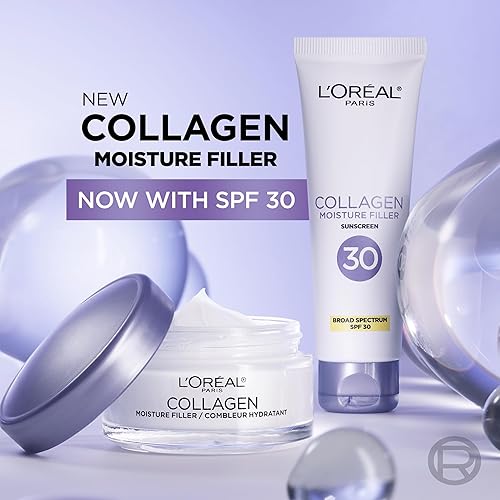 Miniatura 7 de L’Oreal Paris Collagen Daily Face Moisturizer, Anti Aging Face Cream to Reduce Wrinkles and Provide Intense Hydration, 1.7 oz