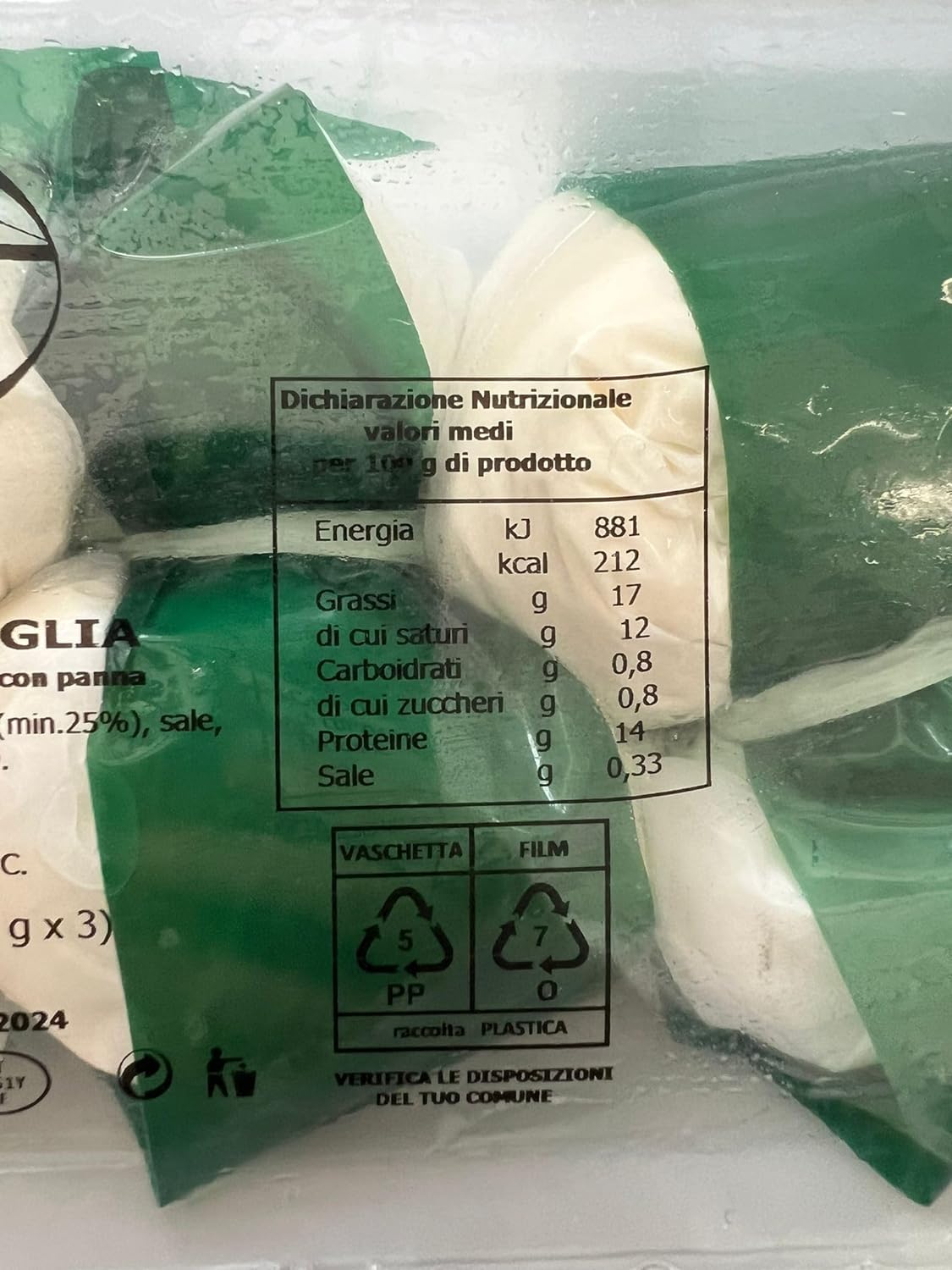 Icca Burrata 1 Kg.