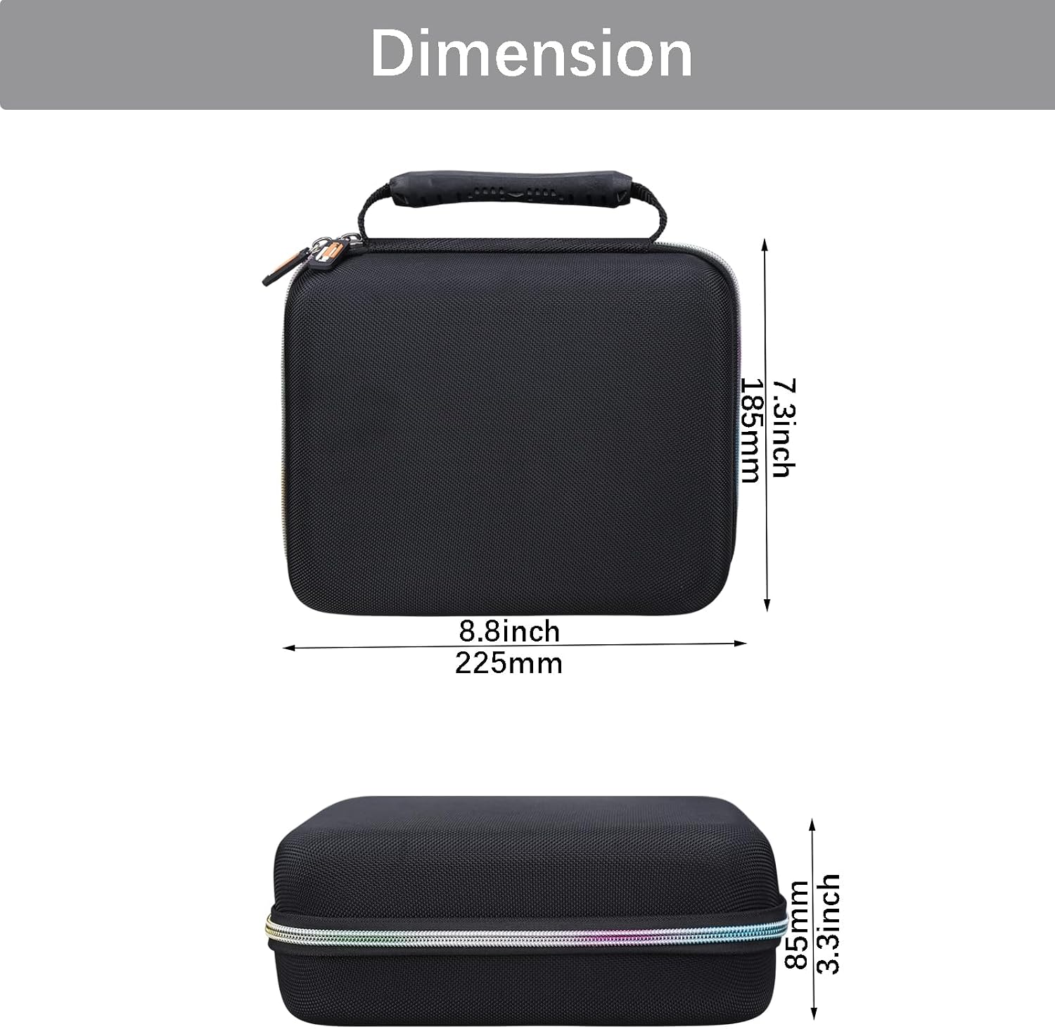 Hard EVA Carry Case Compatible with Redragon K585 One-Handed RGB Mechanical Gaming Keyboard, Protective Trave Storage Box (Case Only)