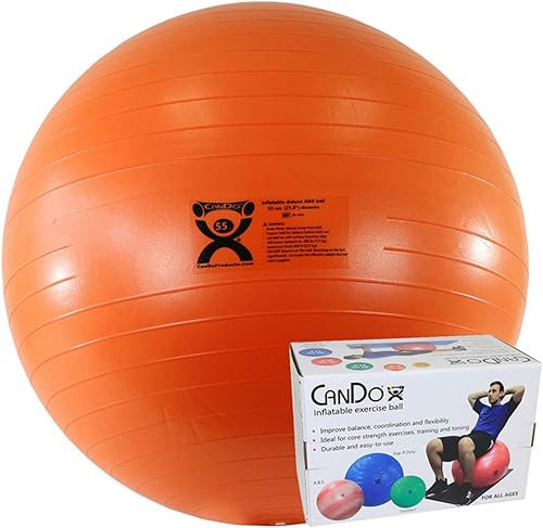 Miniatura 3 de CanDo Bola inflable Abs, verde, 25.6 pulgadas