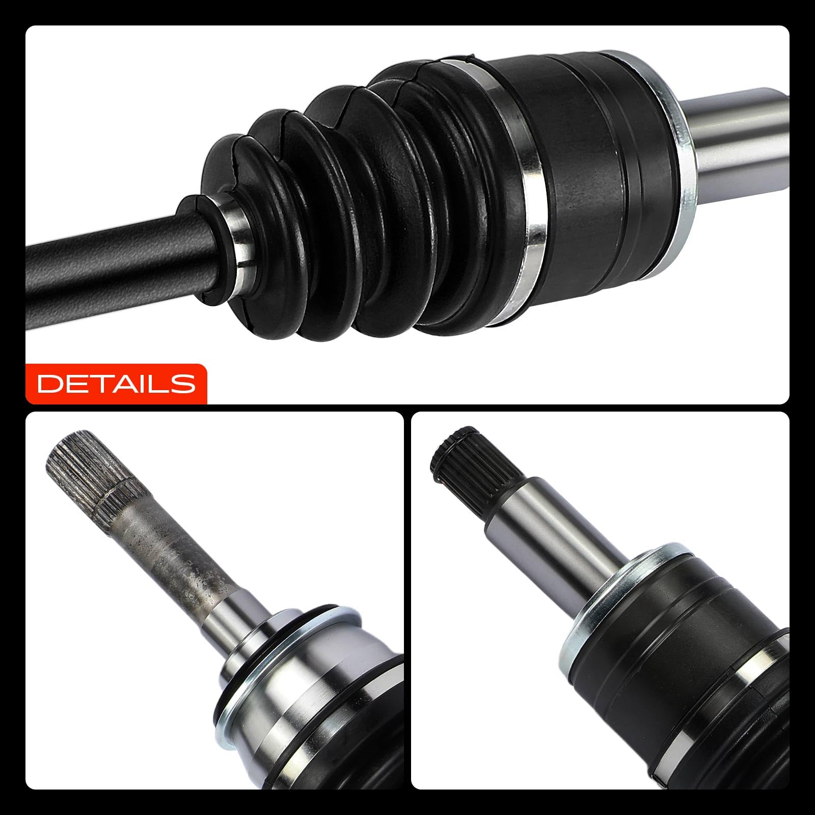 Frankberg Eje motriz Eje de transmisión Eje delantero Derecha Compatible con Grand Vitara I FT HT 1.6L-2.7L 1998-2005 Grand Vitara I SUV GT 1.6L 2.0L 1998-2003 Replace# 4410177E12
