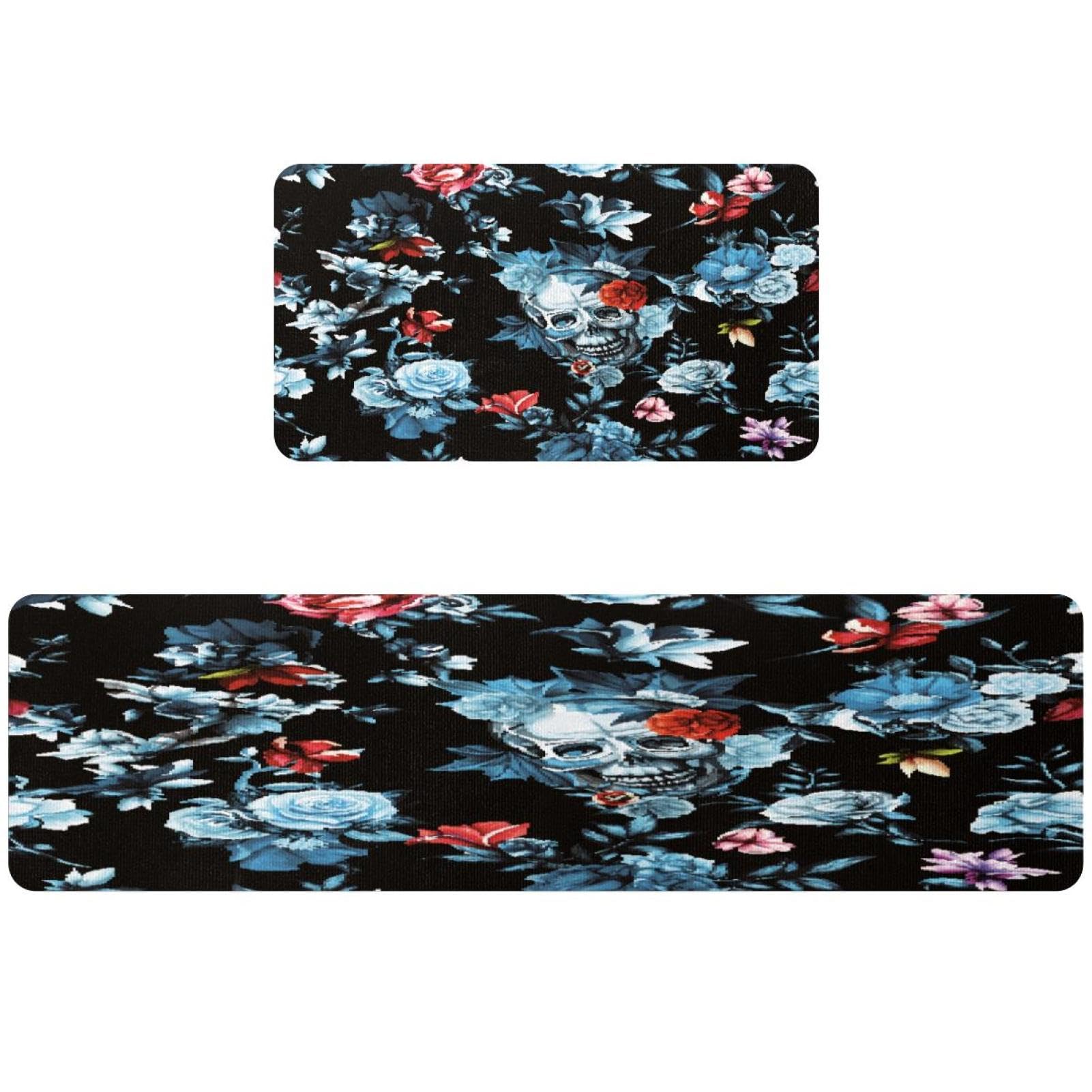 Alfombrilla de cocina absorbente VAPOKF lavable, alfombras antideslizantes para pasillo y lavado
