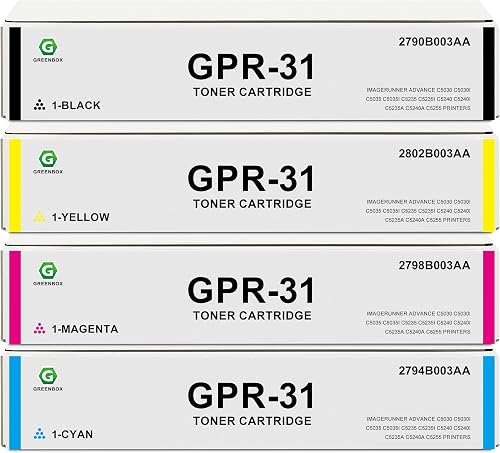 GREENBOX GPR-31 GPR31 Toner Cartridge NPG-46 EXV29 for C5235 Printer