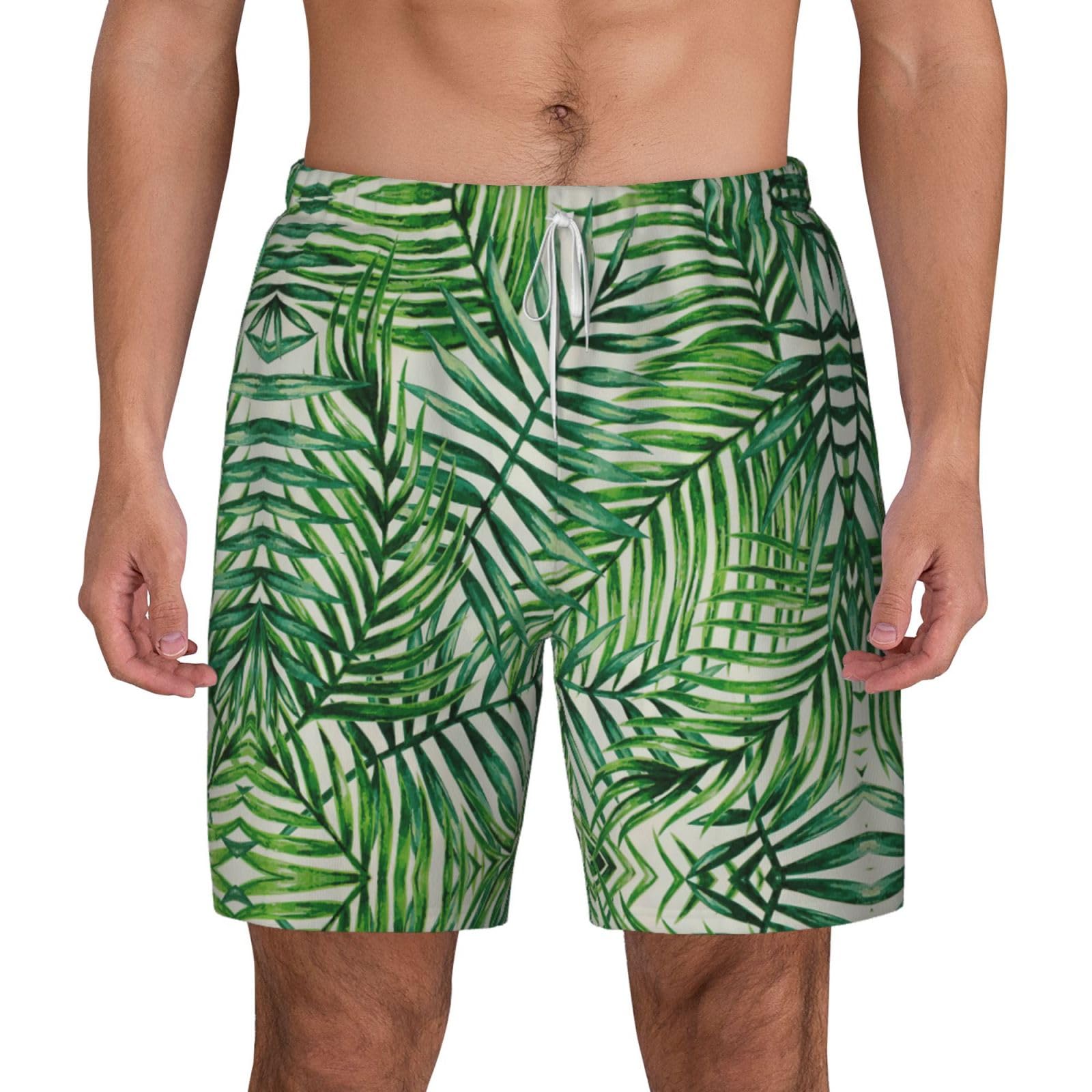 Traje de baño corto elástico de playa transpirable para hombre 8