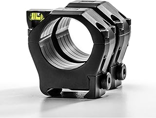Zeiss Precision Ultralight 1913 Mil-Spec Rifle Scope Mounting Rings with Anti-Cant Bubble Level, 34mm, Low, Matte Black