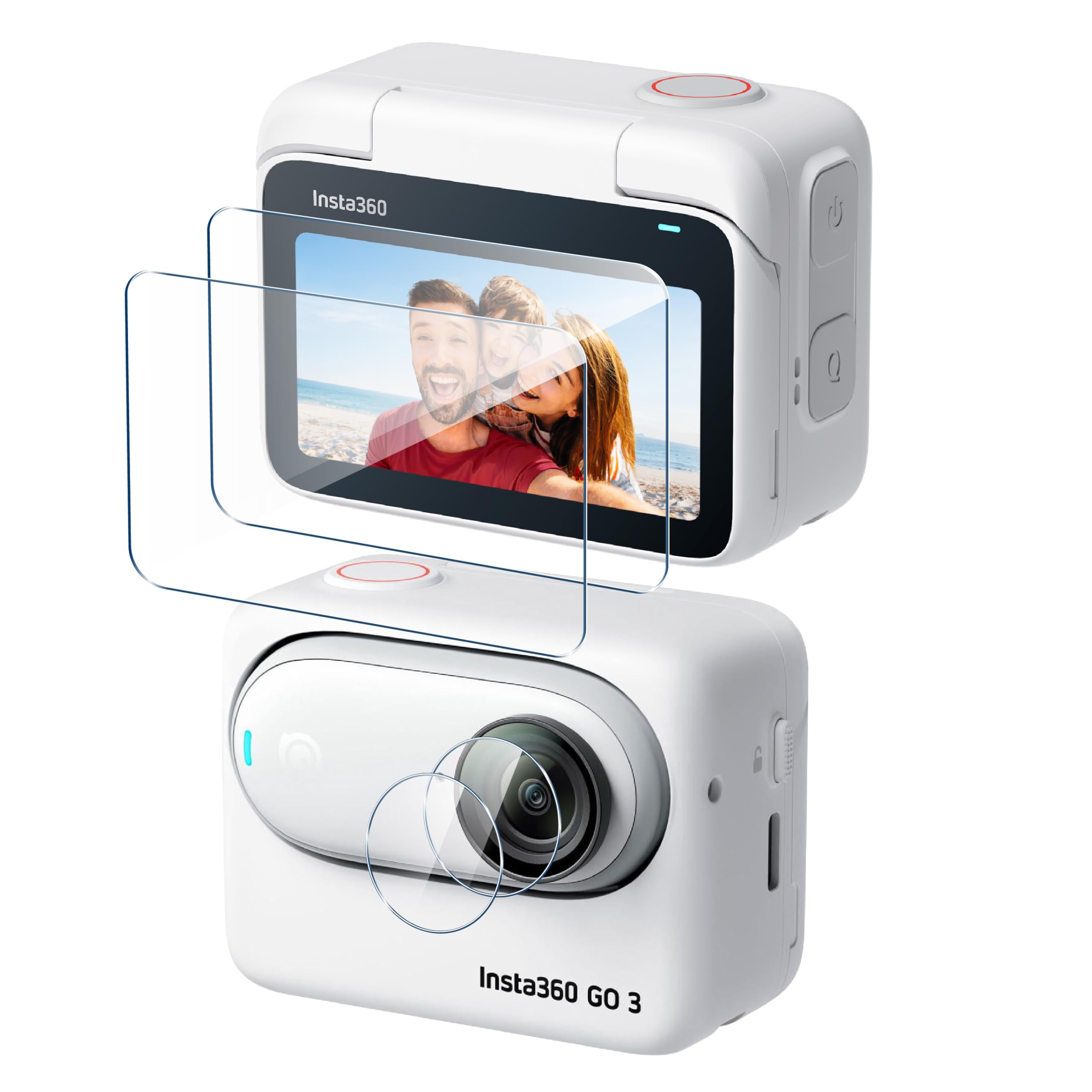 Amazon.co.jp: 対応 Insta360 Go 3S フィルム【2枚入り 日本旭硝子製 