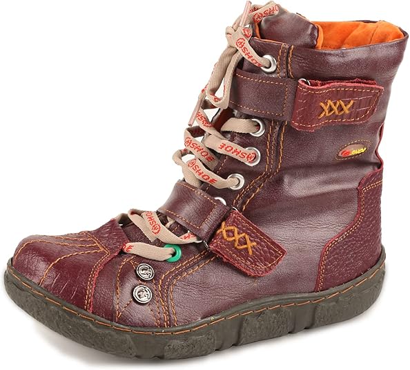 Bottes Plates Femme Hiver - Lacets - Doublure Fourrure Synthétique - Semelle TPR Légère - Confort Chaud