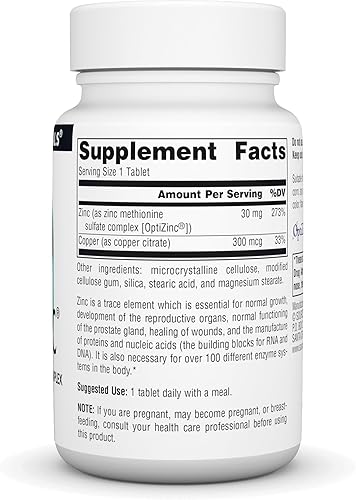 Miniatura 2 de Source Naturals Optizinc Zinc monometionina de 000105 oz SN0176 1 1