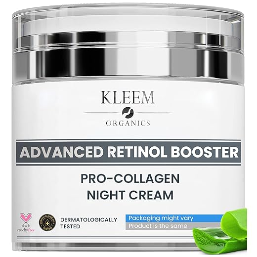 Retinol Face Cream with Hyaluronic Acid & Vitamin E | The Best Anti Aging Cream to Reduce Wrinkles & Age Spots | Day & Night use | for Women