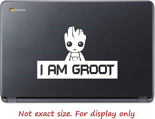 Miniatura 6 de Calcomanía gráfica de vinilo con texto en inglés "I Am Groot"  UR Impressionspara coches, camiones, SUV, camionetas, paredes, ventanas, laptop,