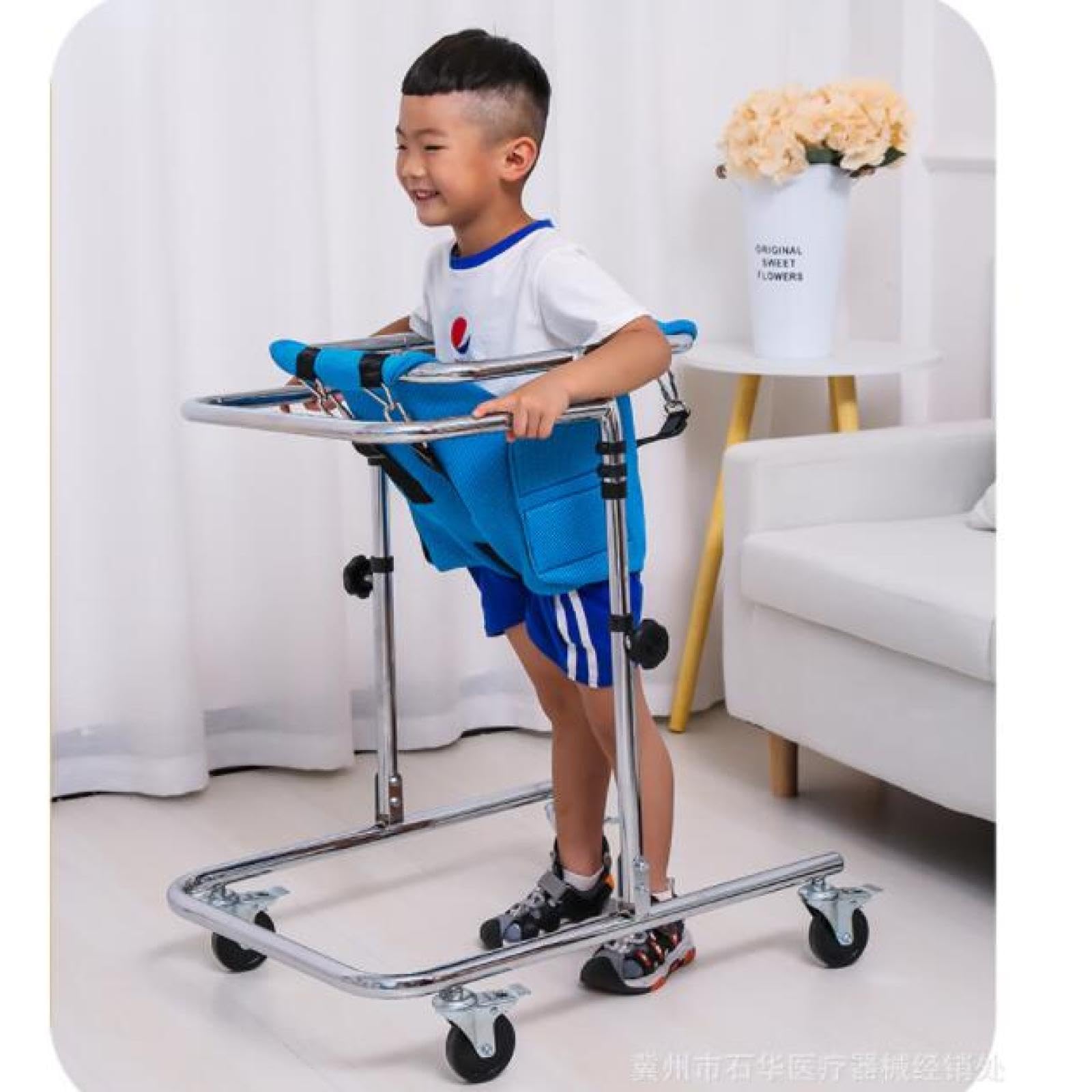Rollator rehabilitacyjny dla osób niepełnosprawnych, 4 chodziki z kółkami i siedzeniem niepełnosprawnym pomocniczym, składany sprzęt do chodzenia hemi, trening rehabilitacyjny, pomoc w chodzeniu, dla
