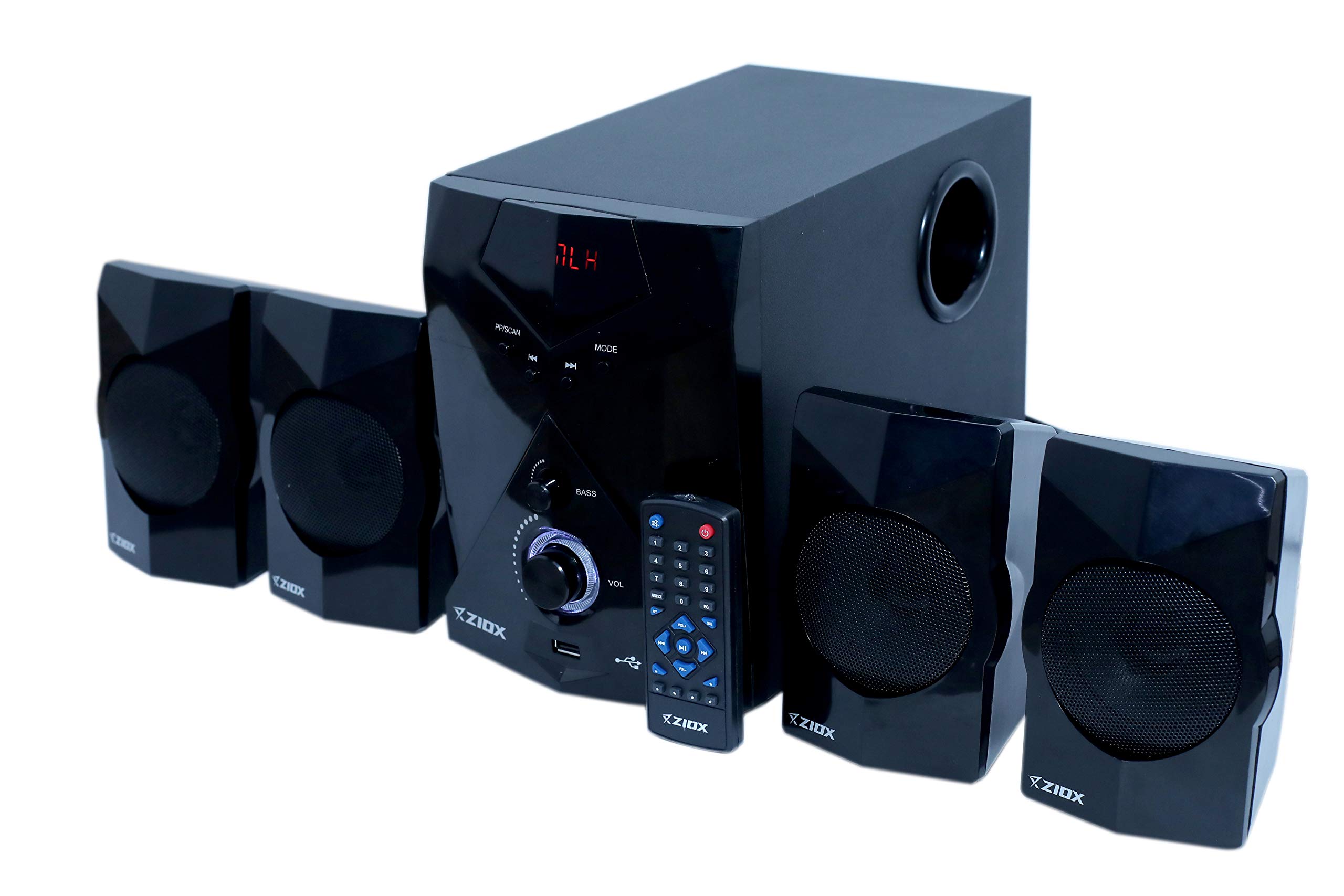 Ziox ZX 401 65 Watt 4.1 Channel USB Multimedia Speaker (Black