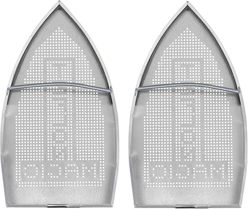 HARFINGTON 2pcs Cubierta de hierro antiadherente Zapato de hierro eléctrico de aluminio Herramienta asistente de hierro Único de hierro Accesorio de