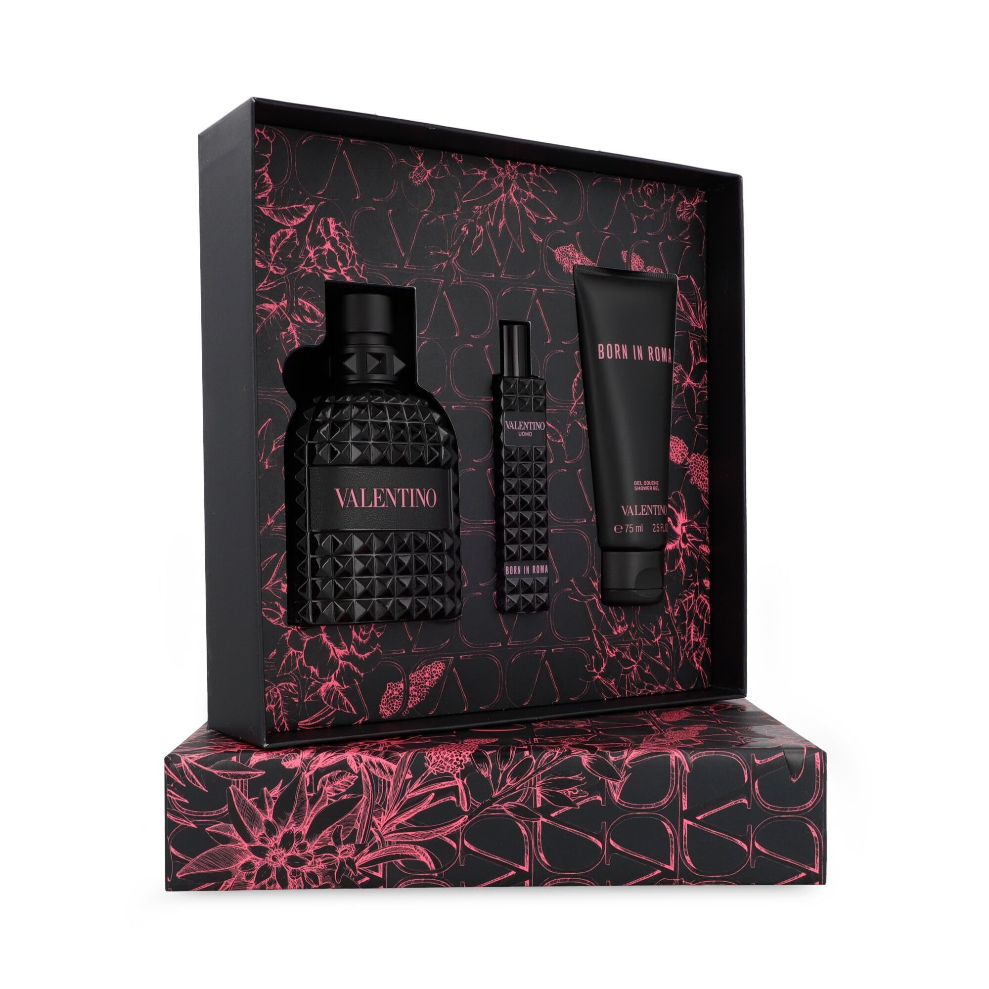 Amazon.com : Valentino Born in Roma Uomo Eau de Toilette 3-pcs