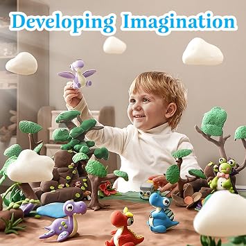 100g Foam Clay, Air Dry Clay for Adults, Colored Foam Clay, Black Air Dry Ultra Light Clay, Non-Toxic, Non-Sticky, Ideal Gift for Boys and Girls
