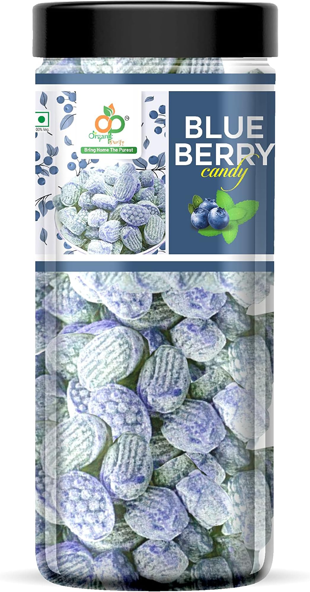 Blueberry Candy 800g Jar Pack