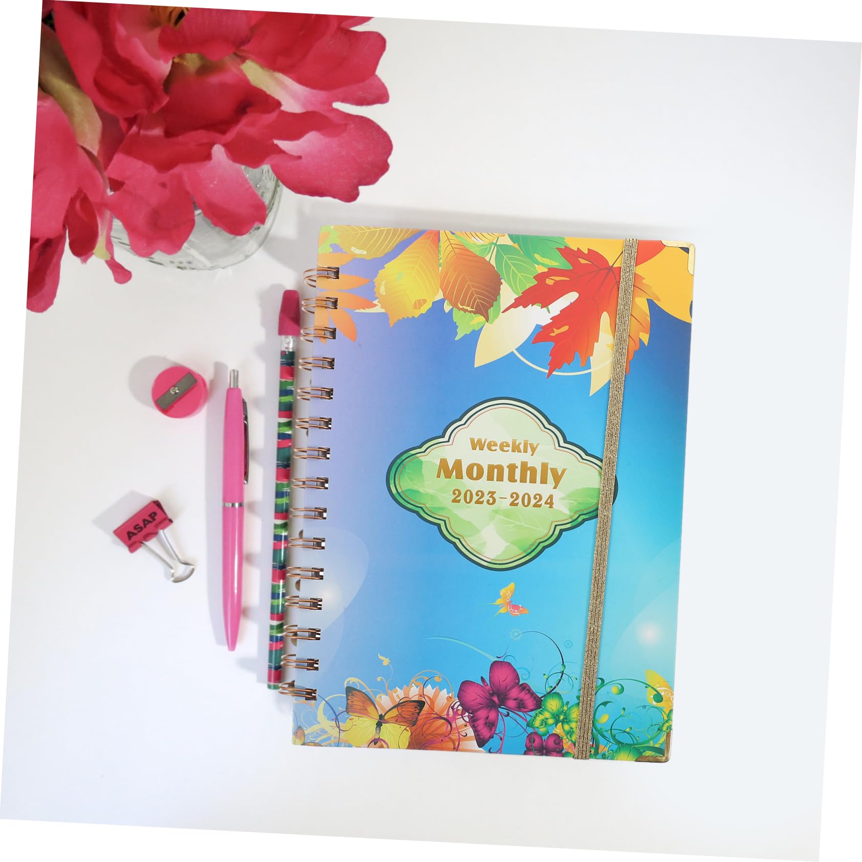 VILLCASE 5pezzi Agenda Settimanale Planner Accademico Per Programmazione Giornaliera Design e Scuola