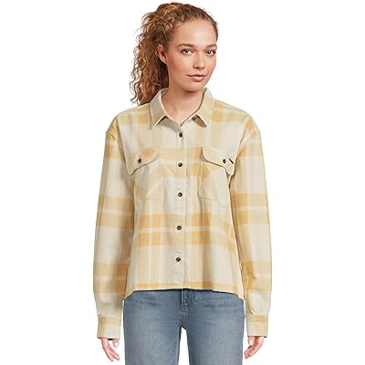Salty Crew Nomad Flannel sand