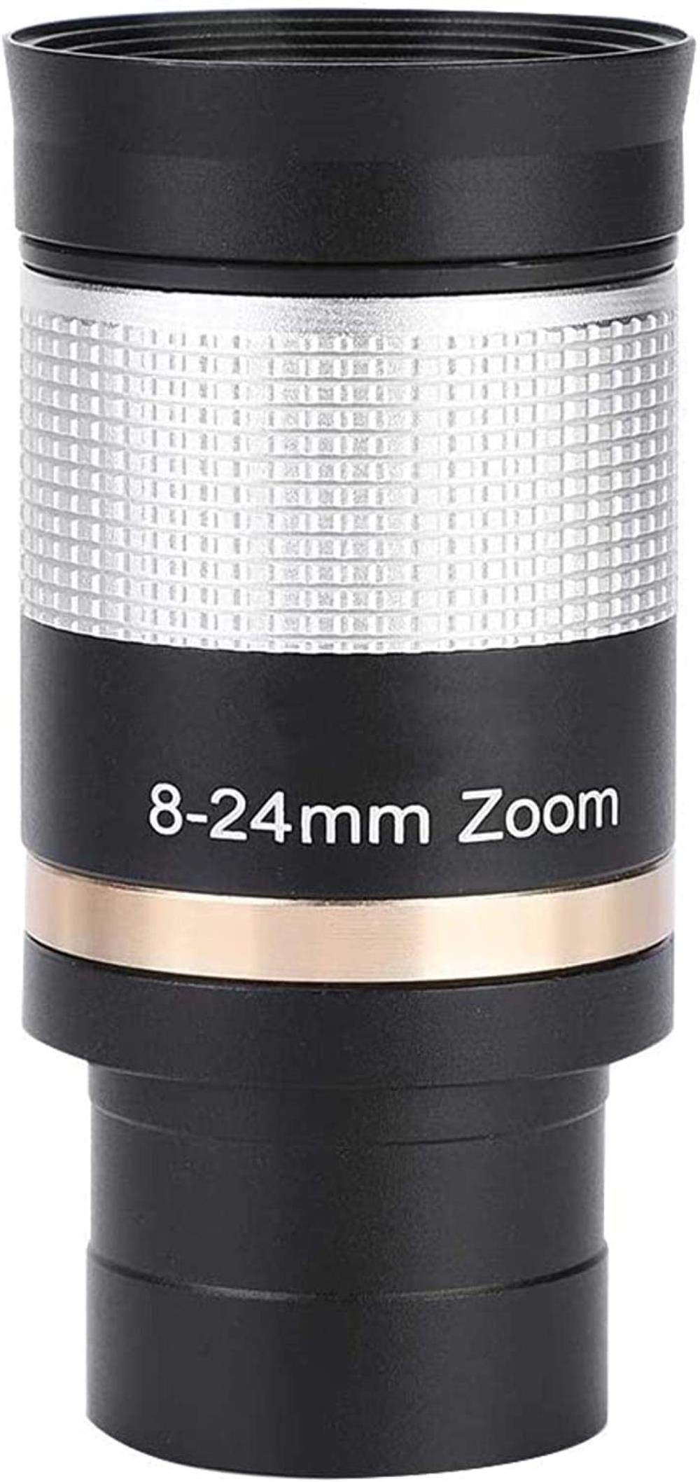 Telescopio portátil Alta Potencia, binoculares 1,25 Pulgadas con Zoom 8-24 mm y Lente óptica Multicapa para telescopio astronómico estándar 31,7 mm para Interiores y Exteriores.