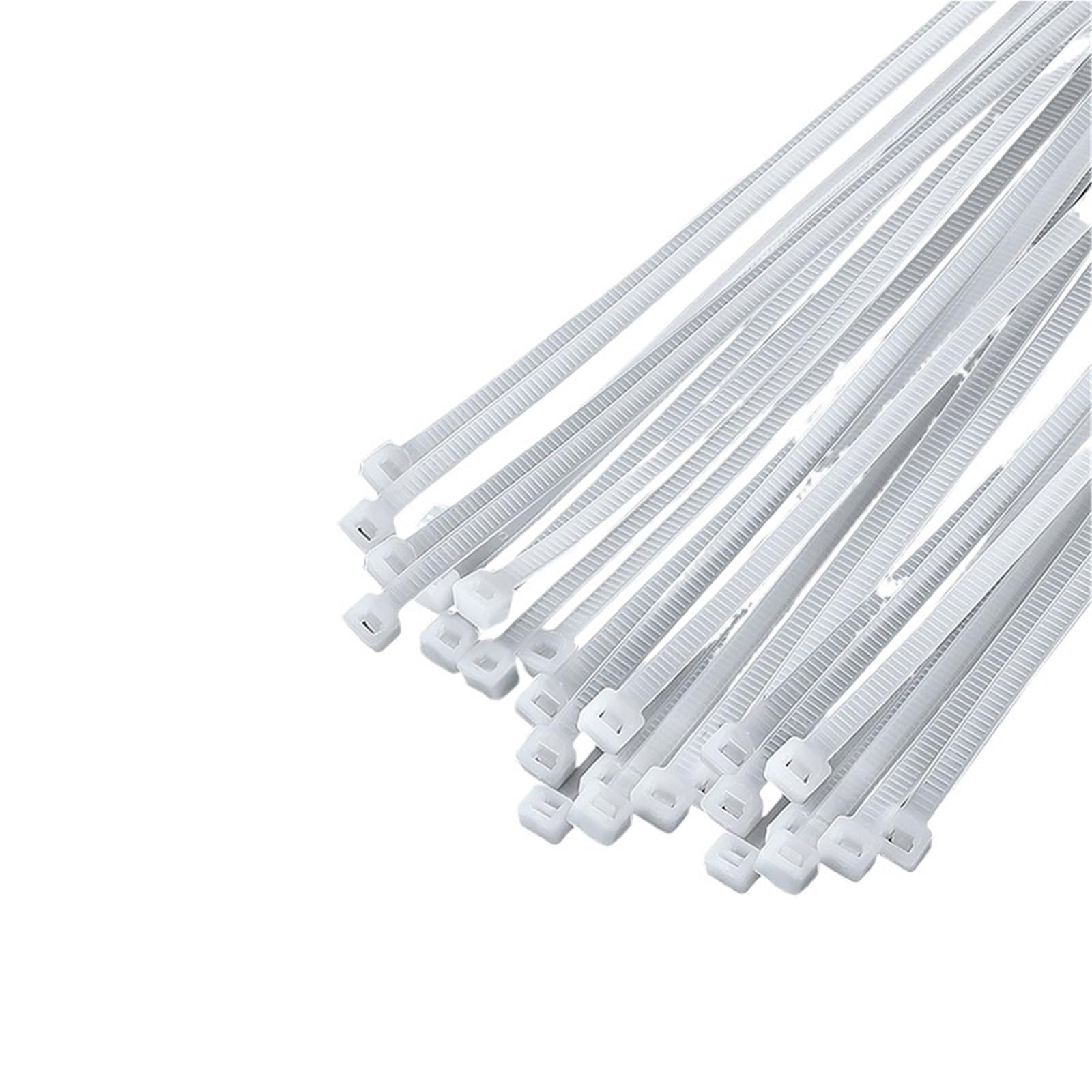 cinturón de plástico, Bridas de nailon autoblocantes (paquete de 100) en varios tamaños(5x350-100pcs)